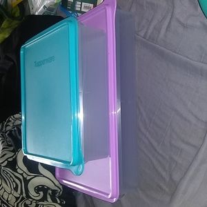 Snack and store Tupperware brand containers